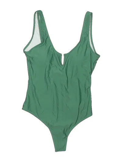 Pre-owned Unbranded One Piece Swimsuit In Green