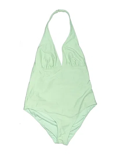 Pre-owned Unbranded One Piece Swimsuit In Green