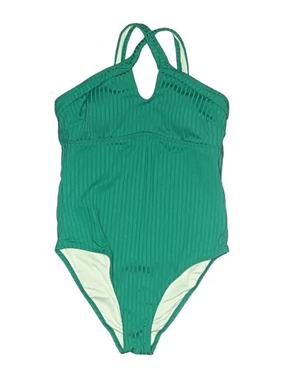 Pre-owned Unbranded One Piece Swimsuit In Green