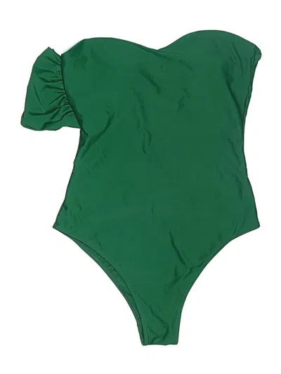 Pre-owned Unbranded One Piece Swimsuit In Green