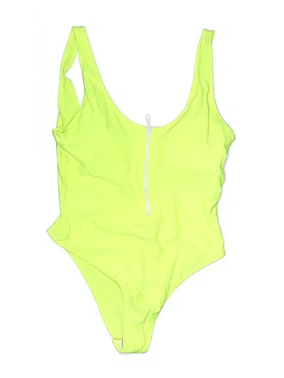 Pre-owned Unbranded One Piece Swimsuit In Green
