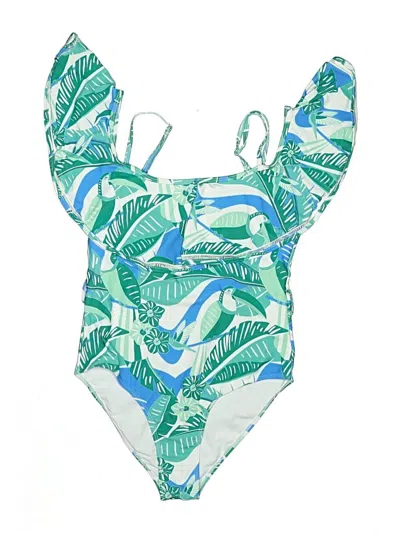 Pre-owned Unbranded One Piece Swimsuit In Green