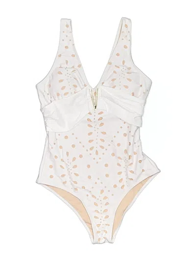 Pre-owned Unbranded One Piece Swimsuit In Ivory