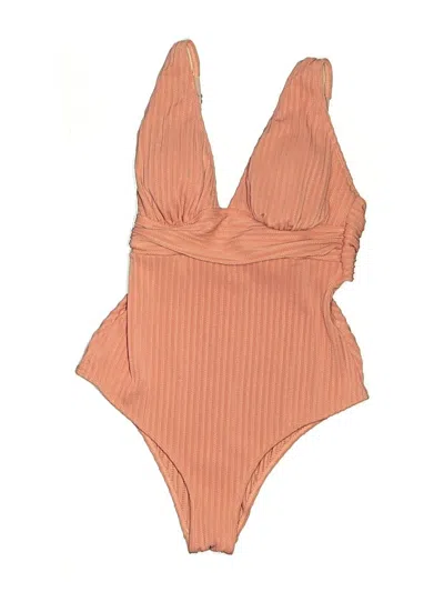 Pre-owned Unbranded One Piece Swimsuit In Orange