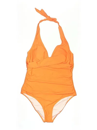 Pre-owned Unbranded One Piece Swimsuit In Orange