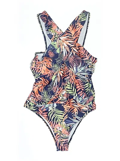 Pre-owned Unbranded One Piece Swimsuit In Orange