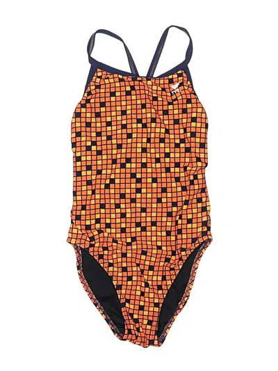 Pre-owned Unbranded One Piece Swimsuit In Orange