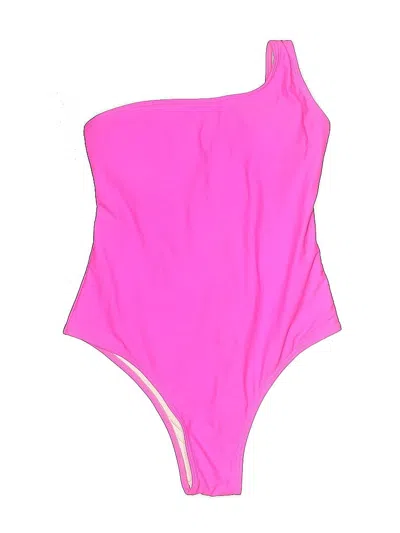 Pre-owned Unbranded One Piece Swimsuit In Pink