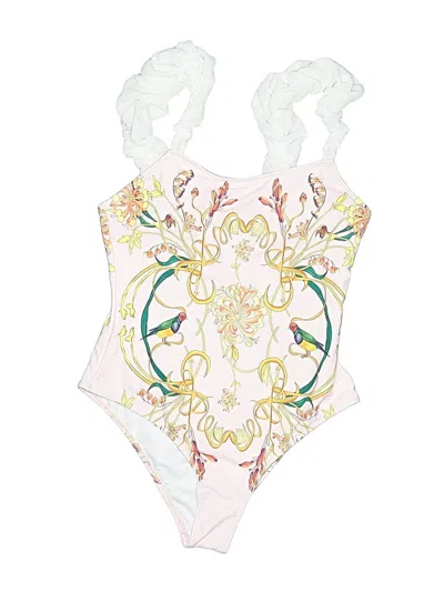 Pre-owned Unbranded One Piece Swimsuit In Pink