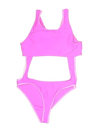 Pre-owned Unbranded One Piece Swimsuit In Pink