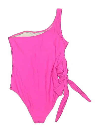Pre-owned Unbranded One Piece Swimsuit In Pink