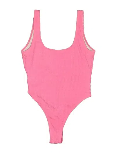 Pre-owned Unbranded One Piece Swimsuit In Pink