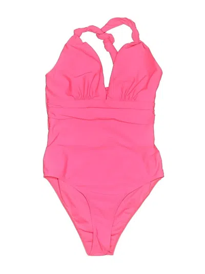 Pre-owned Unbranded One Piece Swimsuit In Pink