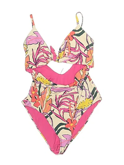 Pre-owned Unbranded One Piece Swimsuit In Pink