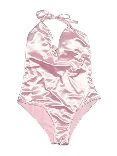 Pre-owned Unbranded One Piece Swimsuit In Pink