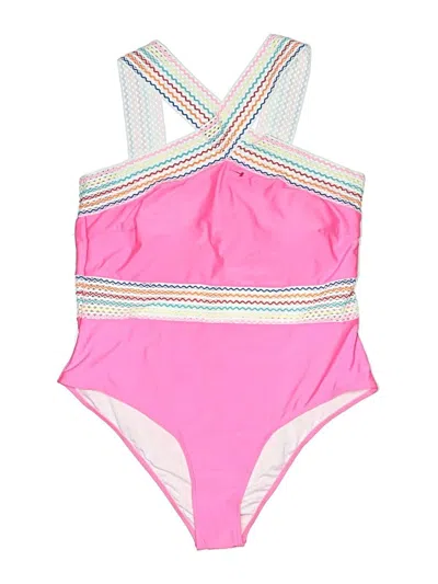 Pre-owned Unbranded One Piece Swimsuit In Pink