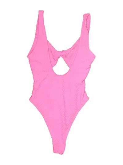 Pre-owned Unbranded One Piece Swimsuit In Pink