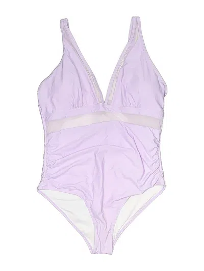 Pre-owned Unbranded One Piece Swimsuit In Purple