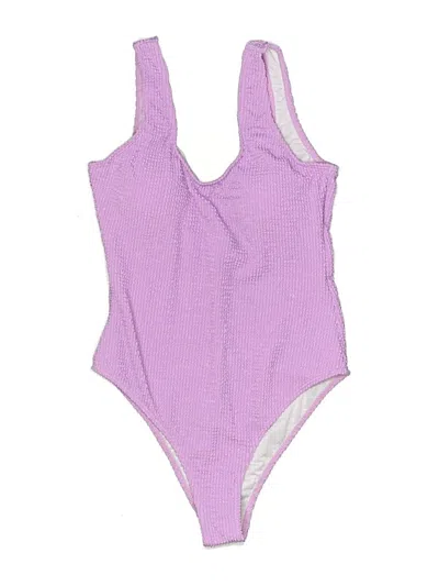 Pre-owned Unbranded One Piece Swimsuit In Purple
