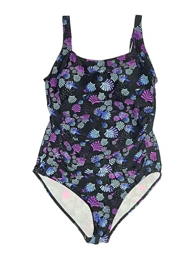 Pre-owned Unbranded One Piece Swimsuit In Purple
