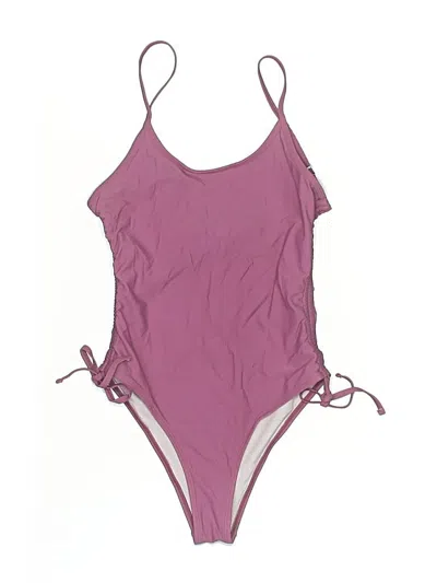 Pre-owned Unbranded One Piece Swimsuit In Purple