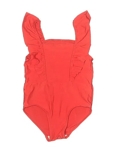 Pre-owned Unbranded Kids' One Piece Swimsuit In Red