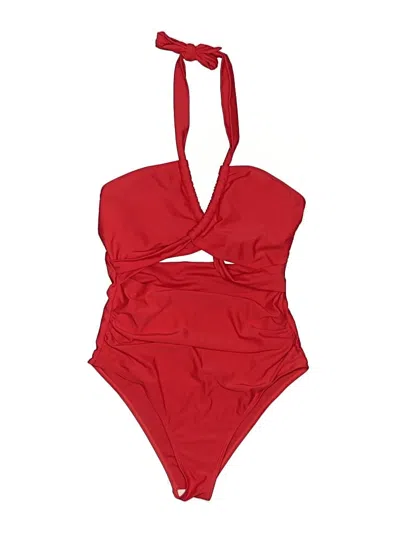 Pre-owned Unbranded One Piece Swimsuit In Red