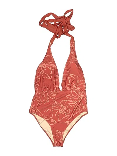 Pre-owned Unbranded One Piece Swimsuit In Red