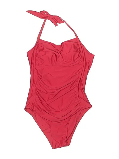 Pre-owned Unbranded One Piece Swimsuit In Red