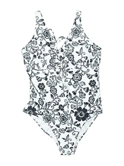 Pre-owned Unbranded One Piece Swimsuit In Silver