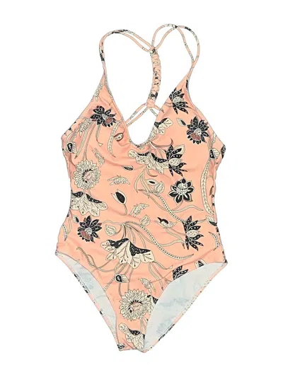 Pre-owned Unbranded One Piece Swimsuit In Tan
