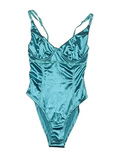 Pre-owned Unbranded One Piece Swimsuit In Teal