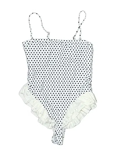 Pre-owned Unbranded One Piece Swimsuit In White