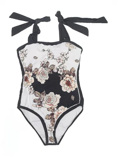 Pre-owned Unbranded One Piece Swimsuit In White