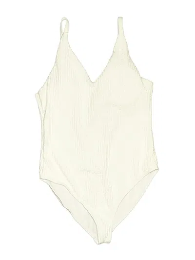Pre-owned Unbranded One Piece Swimsuit In White