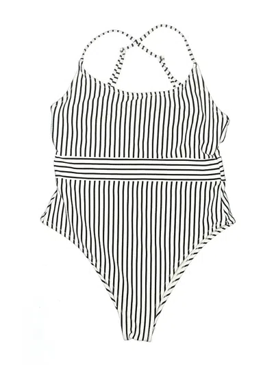 Pre-owned Unbranded One Piece Swimsuit In White