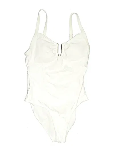 Pre-owned Unbranded One Piece Swimsuit In White