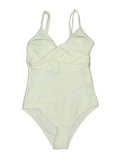 Pre-owned Unbranded One Piece Swimsuit In White