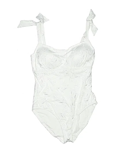 Pre-owned Unbranded One Piece Swimsuit In White