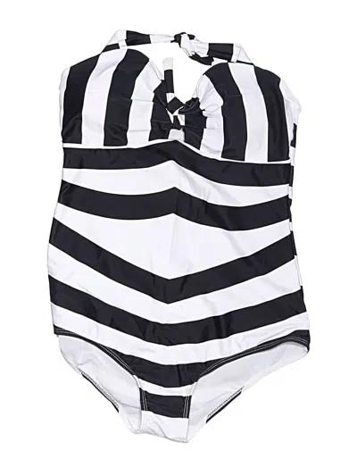 Pre-owned Unbranded One Piece Swimsuit In White