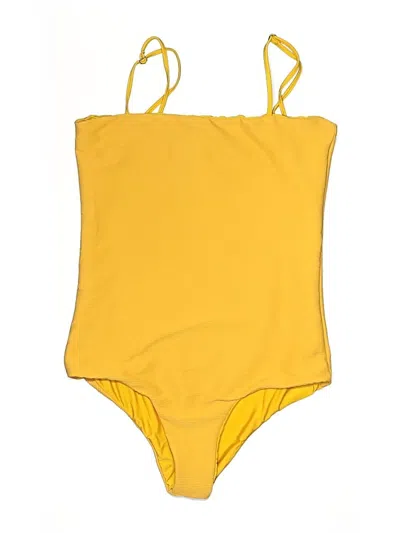 Pre-owned Unbranded One Piece Swimsuit In Yellow