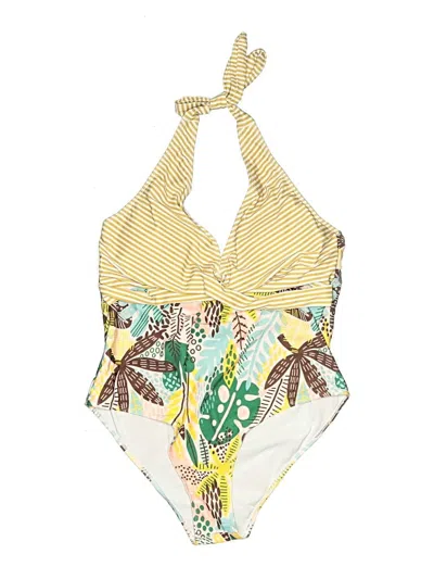 Pre-owned Unbranded One Piece Swimsuit In Yellow