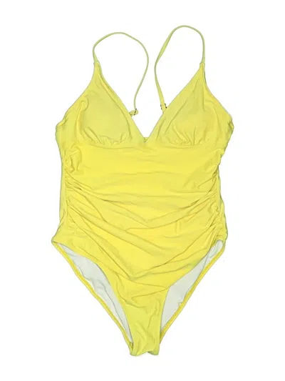 Pre-owned Unbranded One Piece Swimsuit In Yellow