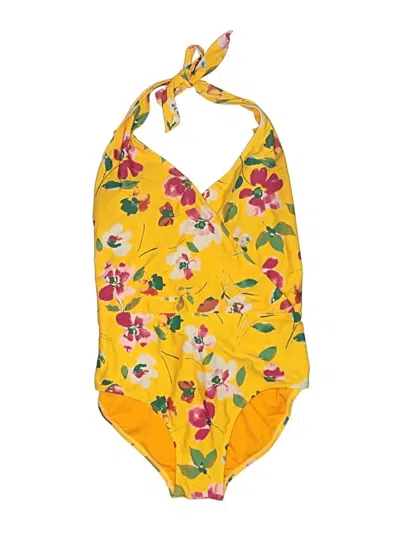 Pre-owned Unbranded One Piece Swimsuit In Yellow