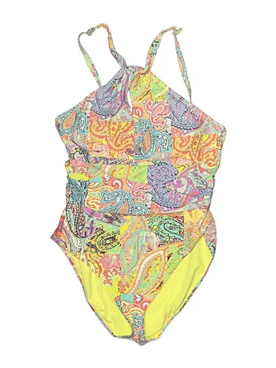 Pre-owned Unbranded One Piece Swimsuit In Yellow