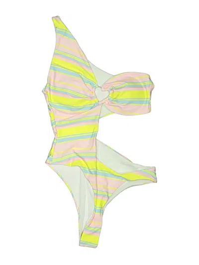 Pre-owned Unbranded One Piece Swimsuit In Yellow