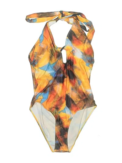 Pre-owned Unbranded One Piece Swimsuit In Yellow