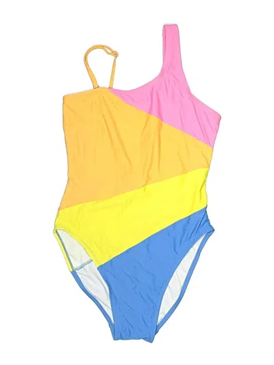 Pre-owned Unbranded One Piece Swimsuit In Yellow