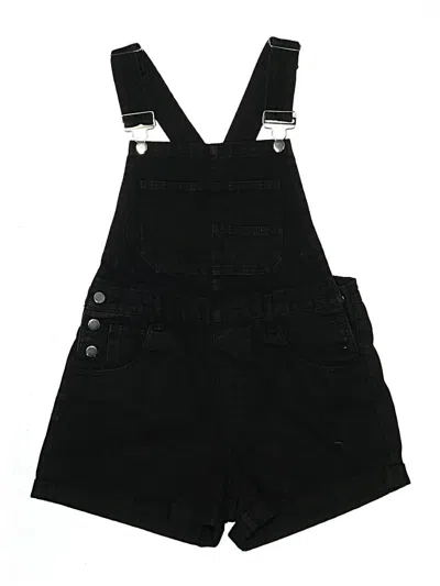 Pre-owned Unbranded Overall Shorts In Black