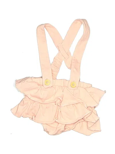 Pre-owned Unbranded Babies' Overall Shorts In Pink